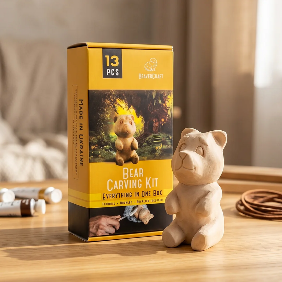Bear Carving Kit