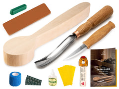 Sauna Ladle Carving Kit – Complete Sauna Spoon Carving Kit – DIY11