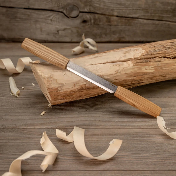 Drawknife with Leather Sheath