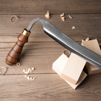 Hand-Forged Drawknife – Walnut Handles