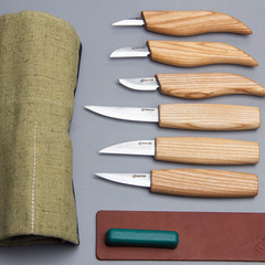 4-Piece Wood Carving Set – Complete Wood Carving Knife Set In Tool Roll – S58