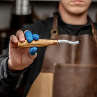Compact Short Bent Gouge – Sweep 8, 14 mm