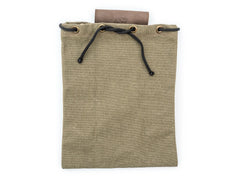 Leather & Canvas Bushcraft Foraging Belt Bag Pouch for Camping – LC_CB_01