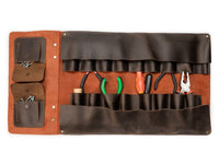 Multi-Functional Leather Tool Roll