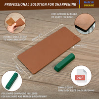 Leather Strop with Compound
