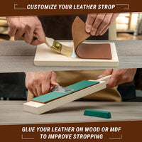 Leather Strop with Compound