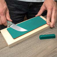 Leather Strop with Compound