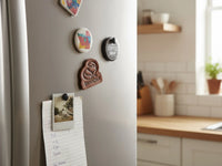 Leather Fridge Magnet (Beaver)