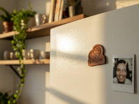 Leather Fridge Magnet (Beaver)