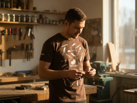 BeaverCraft Men’s T-Shirt (Brown)