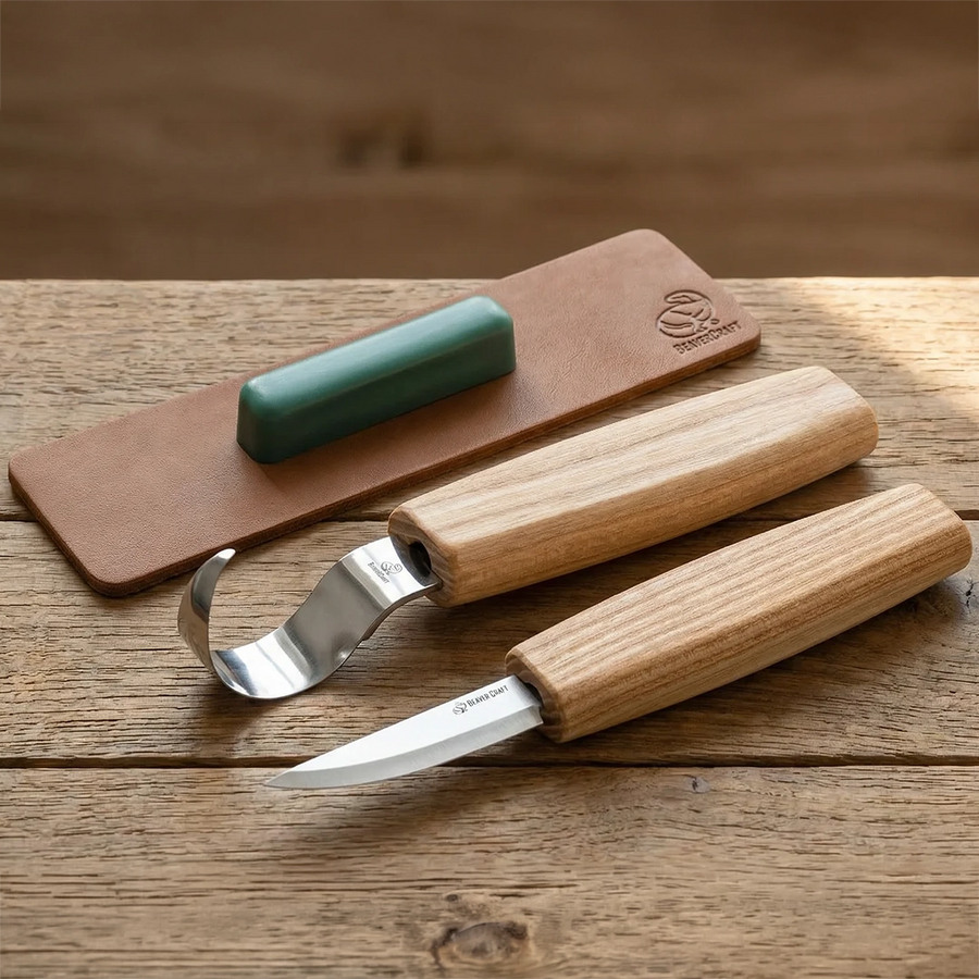 Starter Spoon Carving Set, 2 pcs