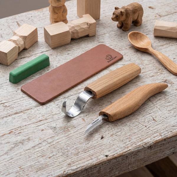 Spoon Carving Set with Detail Knife, 2 pcs