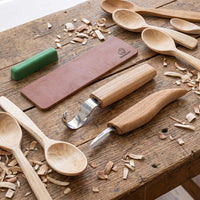 Spoon Carving Set with Detail Knife, 2 pcs