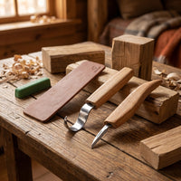Spoon Carving Set with Detail Knife, 2 pcs