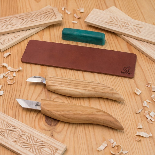 Chip Carving Knife Set, 2 pcs