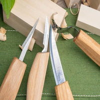 Whittling, Detail & Spoon Knife Set, 4 pcs