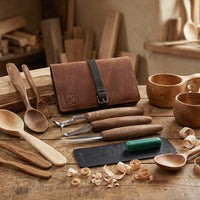 Premium Spoon & Kuksa Carving Set, 3 pcs