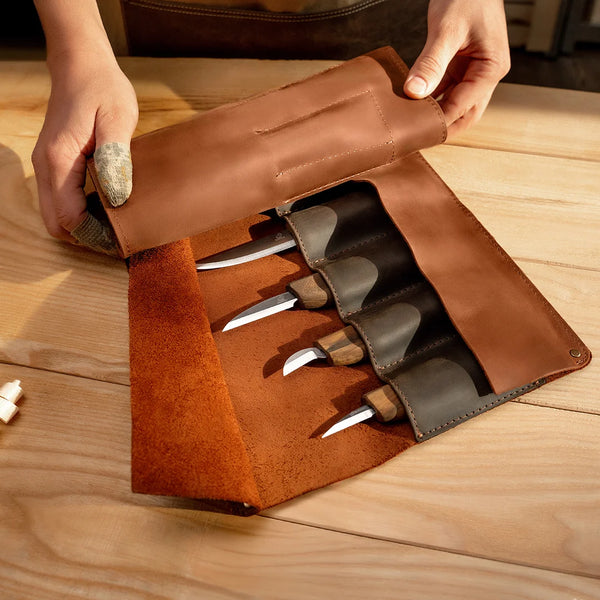 Premium Wood Carving Knife Set, 8 pcs