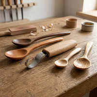 Left-Handed Spoon Carving Hook Knife, 25 mm