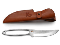 Skeleton Knife with Leather Sheath