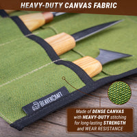 Canvas Tool Roll, 4 slots