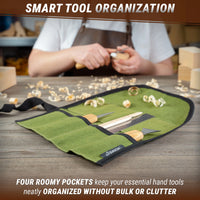 Canvas Tool Roll, 4 slots