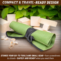 Canvas Tool Roll, 4 slots