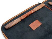 Leather Tool Bag with Outer Pocket, 8 slots
