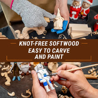 Basswood Carving Block Set, 5 pcs