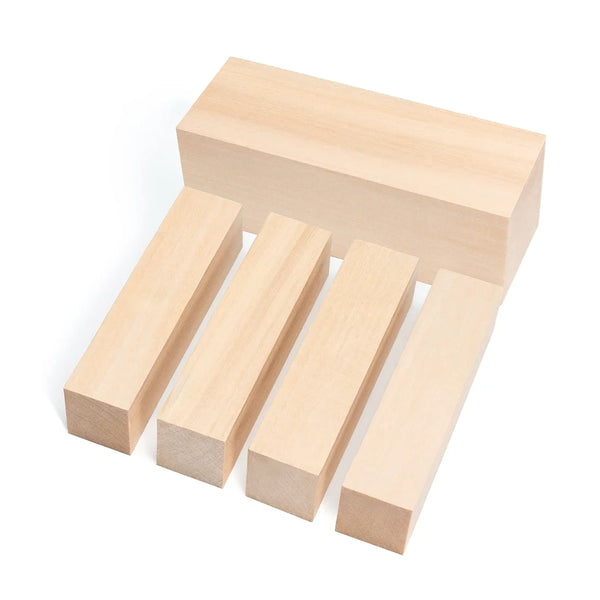 Basswood Carving Block Set, 5 pcs