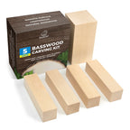 Basswood Carving Block Set, 5 pcs