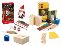 Christmas Carving Bundle – Santa & Bear + 2 Blanks