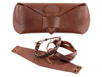 Leather Accessory Bundle – Bracelet & Case Kits