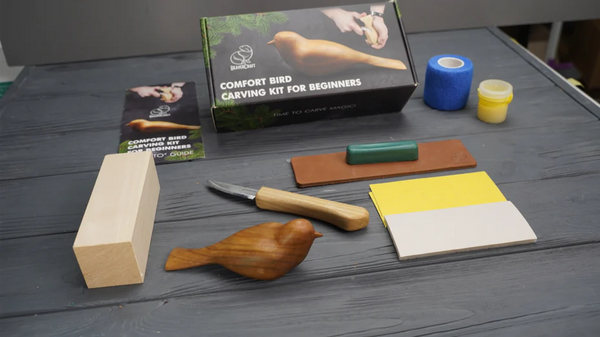 How to carve a comfort bird