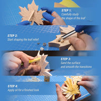 Maple Leaf Relief Carving Kit