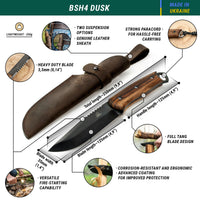 Bushcraft Knife Bundle – Nightfall, Dusk & Shadow, 3 pcs