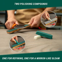 Pocket Paddle Strop with 2 Compounds
