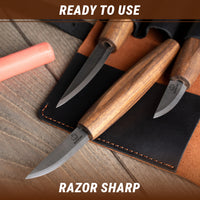 Premium Whittling Knife Set, 3 pcs