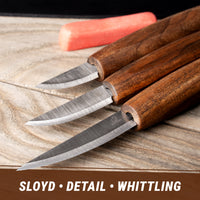 Premium Whittling Knife Set, 3 pcs