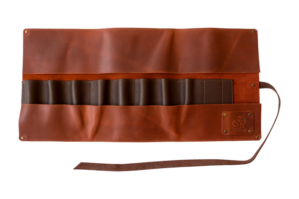 Leather Tool Roll, 8 slots