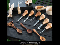 Palm Carving Tool Set in Gift Box, 6 pcs