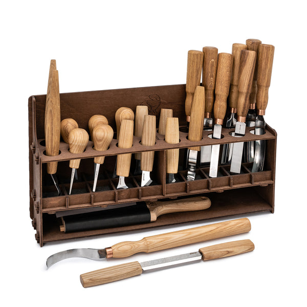 Large big extended carving set