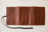 Leather Tool Roll, 8 slots