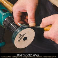 Leather polishing wheel