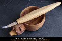 Knife for kuksa bowl spoon