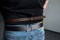 Leather Carving Apron – Brown