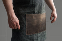Canvas & Leather Carving Apron