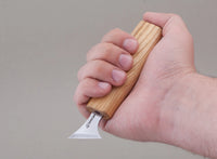 Small Geometric Knife C10S size