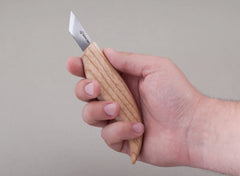 Chip Carving Knife – Skew Carving Knife for Geometric Patterns & Deep Cuts – C12