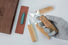 Chip Carving Knives Set in a Book Case - S05 Book